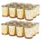 Juvale Mercury Glass Votive Candle Holders (2.2 x 2.2 x 2.6 in, Gold, 24 Pack)